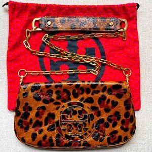 Tory Burch Ainsley Leopard clutch